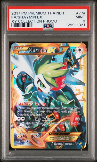 2017 #77a Full Art/Shaymin EX PS