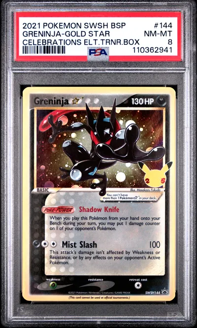 Greninja-Gold Star PSA