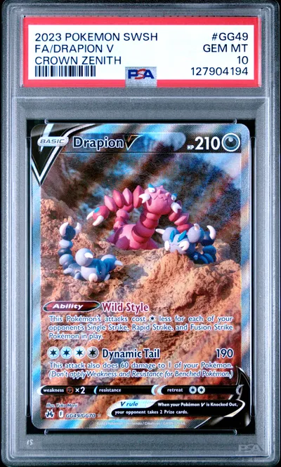2023 #GG49 Full Art/Drapion V PS