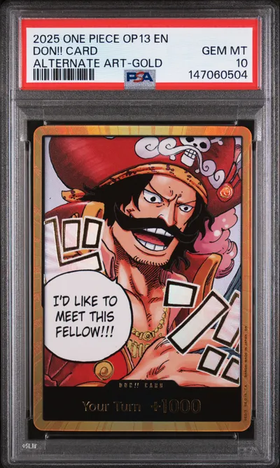 2025 #NA Don!! Card PSA 10 One P