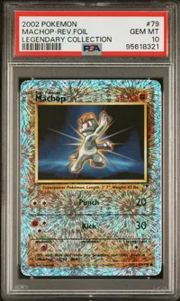 Machop-Reverse Foil PSA