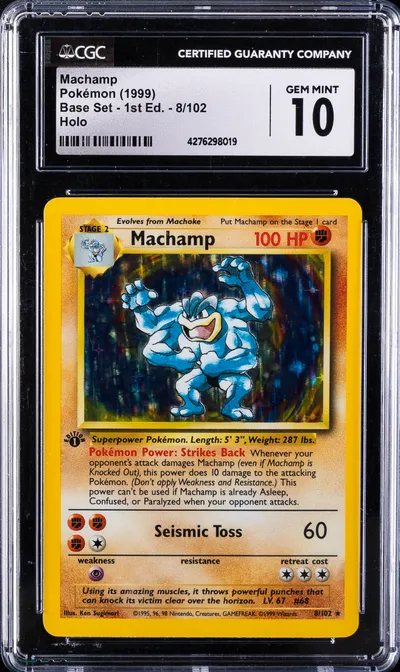 Machamp-Holo 1st Edition