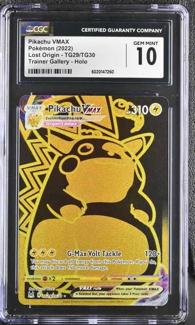 2022 #TG29/TG30 Pikachu VMAX CGC
