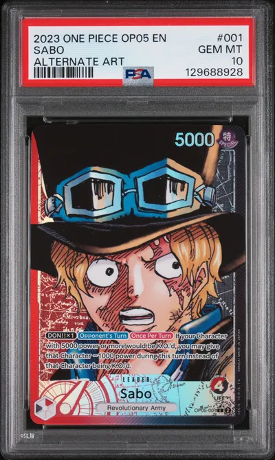 Sabo Alternate Art PSA