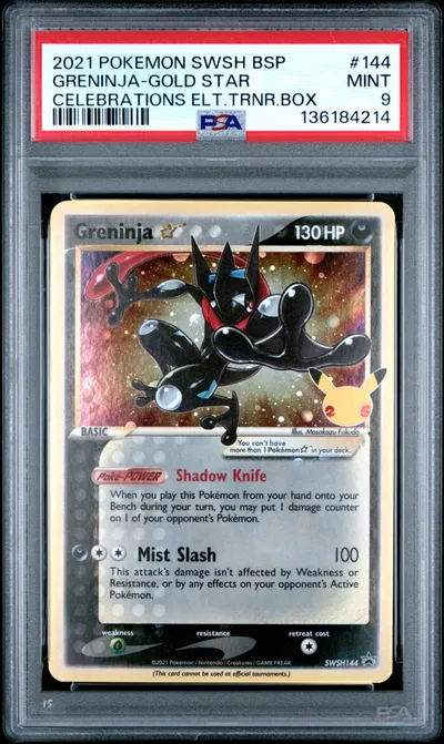 Greninja-Gold Star PSA