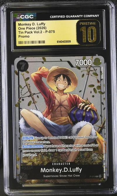 2026 #P-075 Monkey D. Luffy CGC