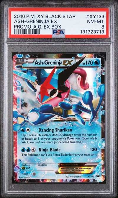 2016 #XY133 Ash-Greninja EX PSA