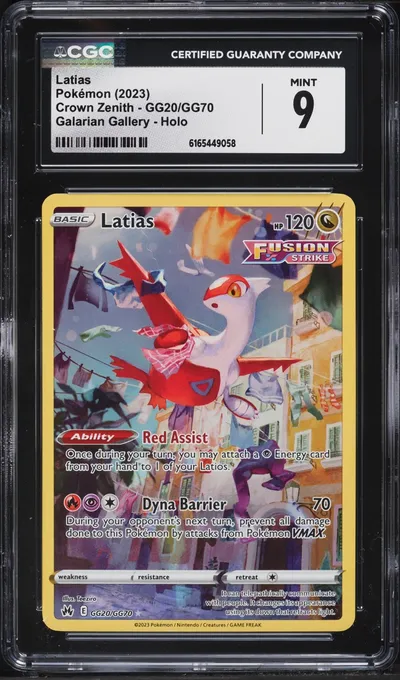 2023 #GG20 Latias CGC 9 Pokemon