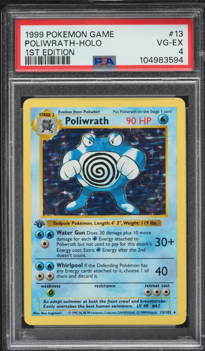 Poliwrath-Holo 1st Edit